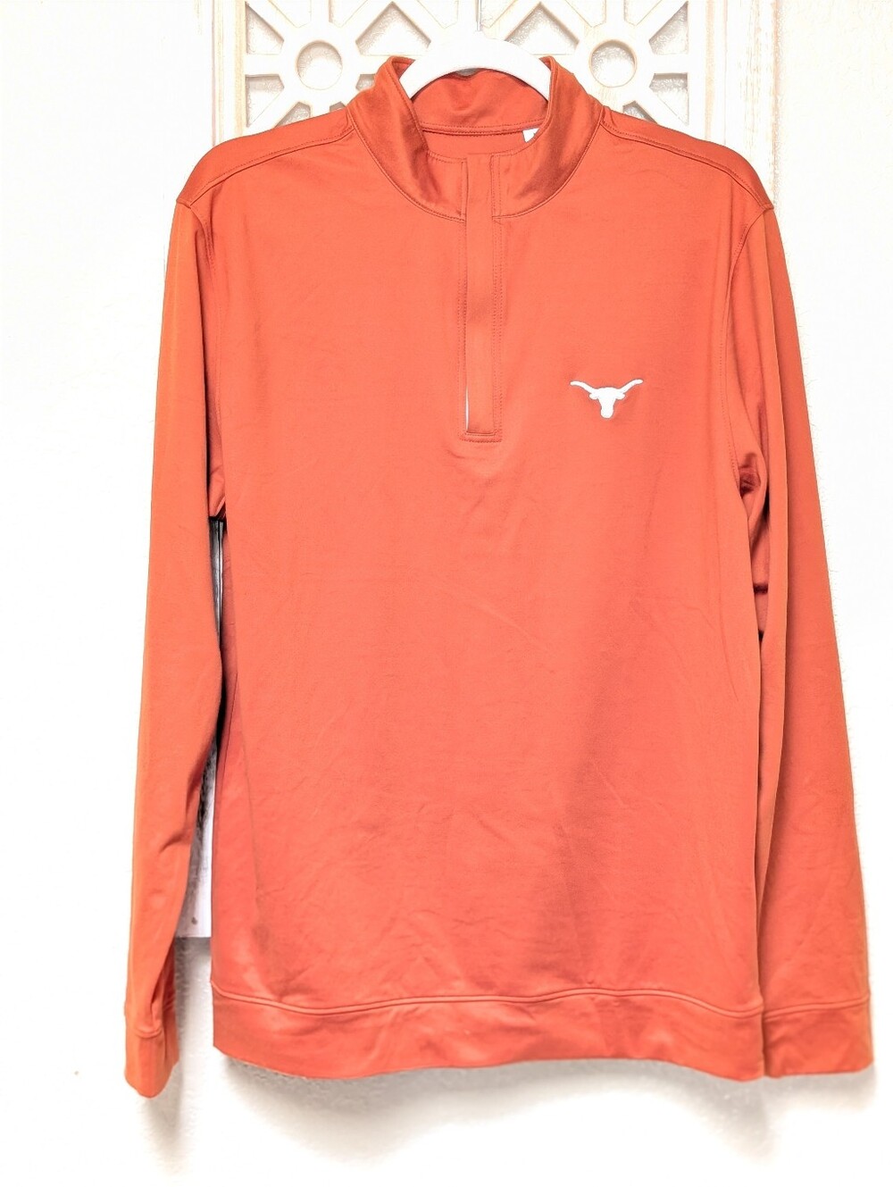Forty Acres Texas Longhorns Women's Medium 1/4 Zip Pullover Collegiate Stretch